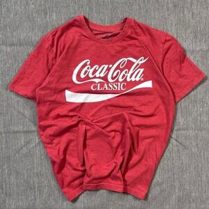 Red Coca-Cola classic cotton t-shirt - M